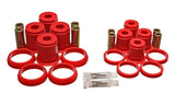 Energy Suspension 93-98 Jeep Grand Cherokee Red Rear Control Arm Bushings-Must reuse OEM Outer Shell - 2.3104R