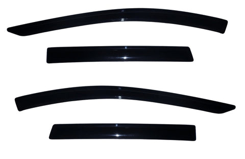 AVS 13-18 Ford Escape Ventvisor Outside Mount Window Deflectors 4pc - Smoke - 94383