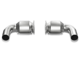Akrapovic 10-13 Porsche 911 Turbo/Turbo S (997) Link Pipe Set w/ Cat (Titanium) - L-PO997TFLS-100