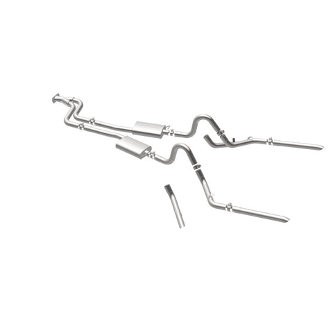 MagnaFlow SYS C/B 84-87 Buick Regal V6 3.8L Turbocharged SS 2.5in Street Series Dual Split Rear Exit - 16884