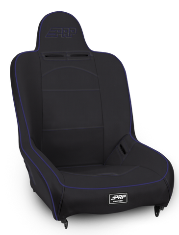 PRP Premier High Back Suspension Seat- Black/Purple Vinyl - A100110-201-M