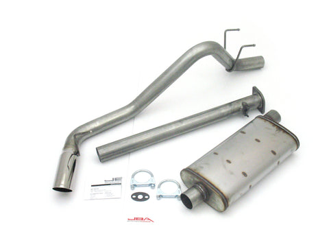 JBA 00-04 Toyota Tacoma (Xtra Cab) 3.4L 409SS Pass Side Single Exit Cat-Back Exhaust - 40-9015