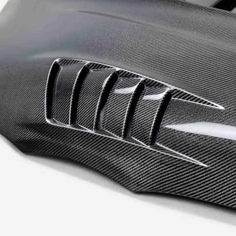 Seibon 2020+ Toyota GR Supra TV-Style Carbon Fiber Hood - HD20TYSUP-TV-DS