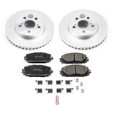 Power Stop 16-18 Toyota Prius Front Z17 Evolution Geomet Coated Brake Kit - CRK7701