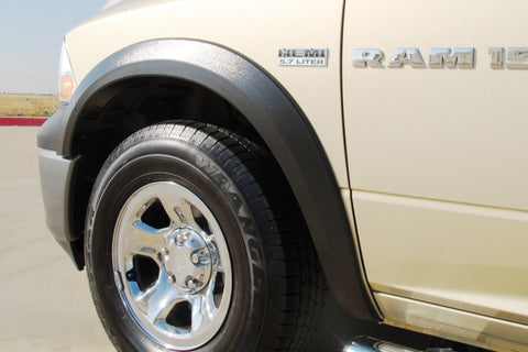 Lund 09-17 Dodge Ram 1500 SX-Sport Style Smooth Elite Series Fender Flares - Black (2 Pc.) - SX204SA
