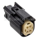 NAMZ 07-23 V-Twin Molex MX-150 4-Position Female Connector - Black (HD 72177-07BK) - NM-33472-4001