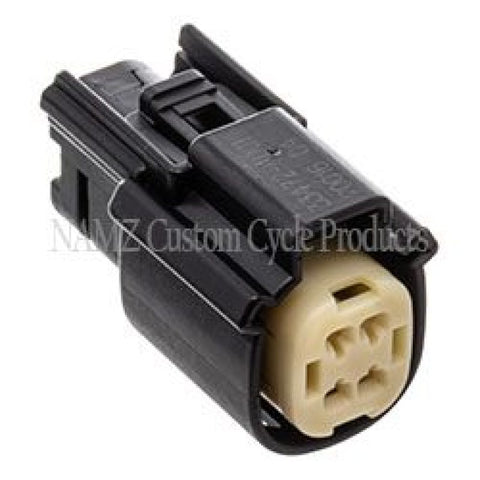 NAMZ 07-23 V-Twin Molex MX-150 4-Position Female Connector - Black (HD 72177-07BK) - NM-33472-4001