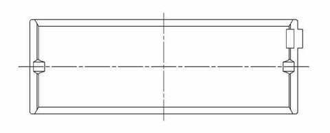ACL Nissan CA18/C20 0.025 Oversized High Performance Main Bearing Set - 5M1633H-.025