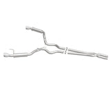 MagnaFlow Cat Back, SS, 2.5in, Competition, Dual Split Polished 4.5in Tips 2015 Ford Mustang V6 3.7L - 19099