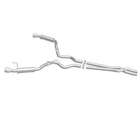 MagnaFlow Cat Back, SS, 2.5in, Competition, Dual Split Polished 4.5in Tips 2015 Ford Mustang V6 3.7L - 19099