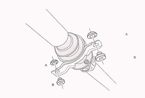 Torque Solution Drive Shaft Carrier Bearing Support Bushings: Subaru - TS-SU-DSB