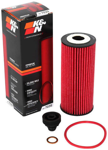 K&N Automotive Oil Filter - 14-17 Mini Cooper 1.5L L3 Gas - HP-7039