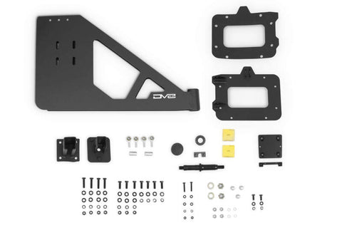 DV8 07-18 Jeep Wrangler (JK) Tire Carrier for MTO Bumper - TCJK-13