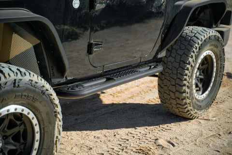 DV8 Offroad 07-18 Jeep Wrangler JK 2 Door Body/Pinch Weld Mounted Side Steps - SRJK-09