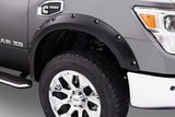 Bushwacker 04-15 Nissan Titan Pocket Style Flares 4pc 67.1/78.9/84/96in - Black - 70907-02