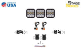 Diode Dynamics SS5 Pro Universal CrossLink 3-Pod Lightbar - White Combo - DD7238