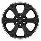 Ford Racing 15-23 F-150 22in Wheel Kit - Black w/Machined Face - M-1007K-S2295B