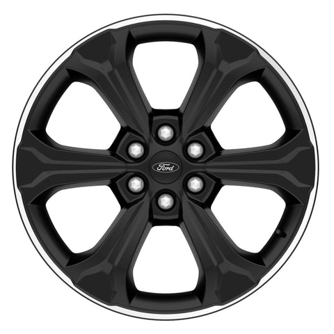 Ford Racing 15-23 F-150 22in Wheel Kit - Black w/Machined Face - M-1007K-S2295B