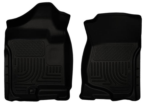 Husky Liners 07-14 Cadillac Escalade ESV/EXT Weatherbeater Black Front Floor Liners - 18201