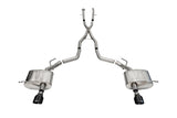 Corsa 2011-2025 Dodge Durango Xtreme 2.5in Cat-Back Dual Rear Exit w/ Single 4.5in Black PVD Tips - 21186BLK