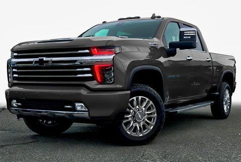 Oracle 2021 Chevy Silverado HD 2500/3500 RGB+W Headlight DRL Upgrade Kit ColorSHIFT 2 - 1452-333