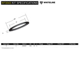 Whiteline Plus 4/91-5/01 BMW 3 Series Rear Spring Pad Bushing - 12mm Height Increase - W72043