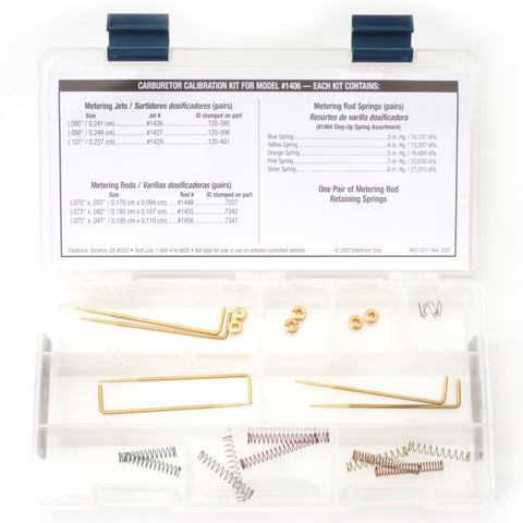 Edelbrock Jet / Rod Kit for 1406 - 1487