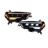 Form Lighting 2014-2024 Toyota 4Runner Sequential LED Projector Headlights (Pair) - FL0017