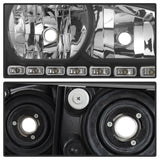 xTune Dodge Charger 06-10 1Pc LED Crystal Headlights Black HD-ON-DCH05-1PC-LED-BK - 5017635
