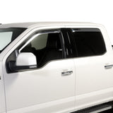 Putco 17-20 Ford SuperDuty - Crew Cab (Set of 4) Element Chrome Window Visors - 480065