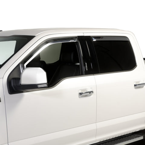 Putco 17-20 Ford SuperDuty - Crew Cab (Set of 4) Element Chrome Window Visors - 480065