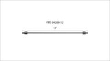 Fleece Performance 12in High Pressure Fuel Line (8mm x 3.5mm Line, M14x1.5 Nuts) - FPE-34200-12