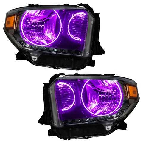 Oracle 14-17 Toyota Tundra SMD HL - Dual Halo Kit - ColorSHIFT w/ 2.0 Controller - 7204-333