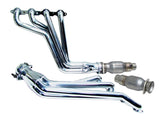 BBK 10-15 Camaro LS3 L99 Long Tube Exhaust Headers With Converters - 1-3/4 Chrome - 4021