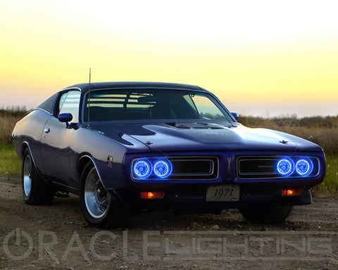 Oracle Pre-Installed Lights 5.75 IN. Sealed Beam - ColorSHIFT Halo - 6904-333