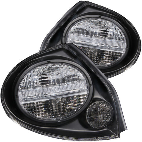 ANZO 2000-2003 Nissan Maxima Taillights Black - 221097