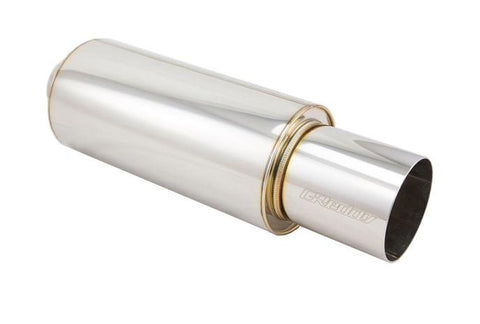 GReddy Universal 2.5in 3-Bolt Tip Revolution RS Muffler - 11001126