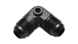 Vibrant -8AN to -8AN Male 90 Degree Union Adapter Fitting with 1/8in NPT Port - 16538