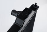 CSF 01-07 Mitsubishi Evo 7/8/9 Full-Slim Radiator w/12in Fan &amp; Shroud/-16AN - Black - 7075B