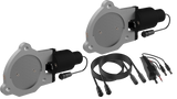 QTP 3.5in Bolt-On QTEC Dual Electric Cutout Valves - Pair - QTEC70