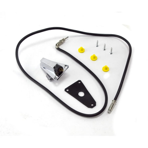 Omix Chrome Antenna Base 76-95 Jeep CJ & Wrangler - 17213.01