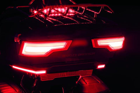 Kuryakyn Tracer Tour Pak Rear Lights Chrome Red Lens - 2954