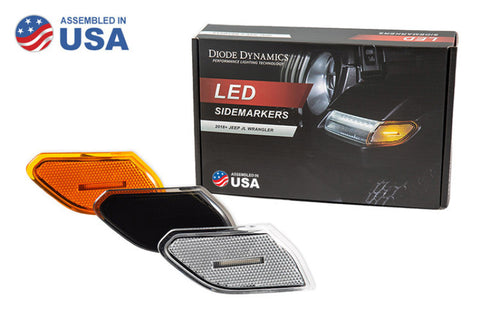 Diode Dynamics 18-21 Jeep JL Wrangler/Gladiator Sidemarkers - Amber (set) - DD5069