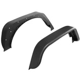 Westin/Snyper 07-17 Jeep Wrangler Tube Fenders - Rear - Textured Black - 62-1015