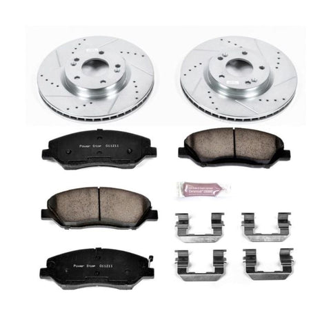 Power Stop 07-09 Hyundai Santa Fe Front Z23 Evolution Sport Brake Kit - K4665
