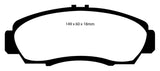 EBC 01-03 Acura CL 3.2 Redstuff Front Brake Pads - DP31610C