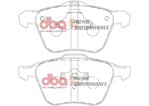 DBA 03-14 Volvo XC90 (w/316mm Front Rotor) Front XP Performance Brake Pads - DB1658XP