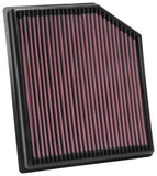 K&N 2018 Jeep Grand Cherokee V8-6.2L F/I Replacement Drop In Air Filter - 33-5077