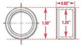 SPC Performance Weld-In Ring Kit 1.25 in. ID - 15520