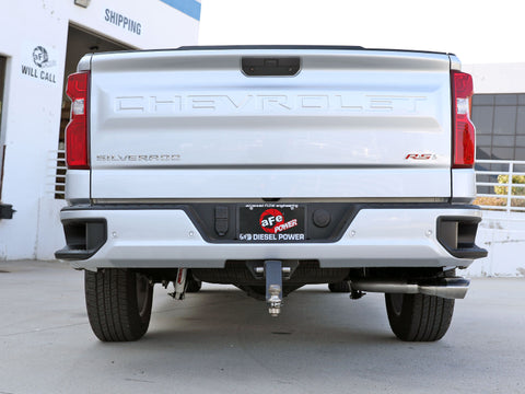 aFe Rebel XD Series 3 IN 304 Stainless Steel DPF-Back Exhaust w/Dual Polished Tips - 49-34145-P